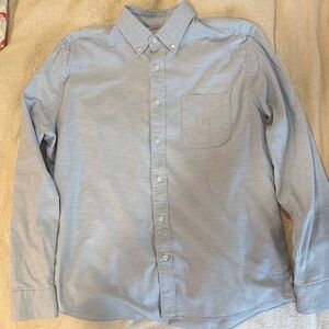 Faherty Light Blue Oxford Button-Down Shirt